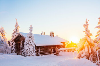Winter landscape in Finland