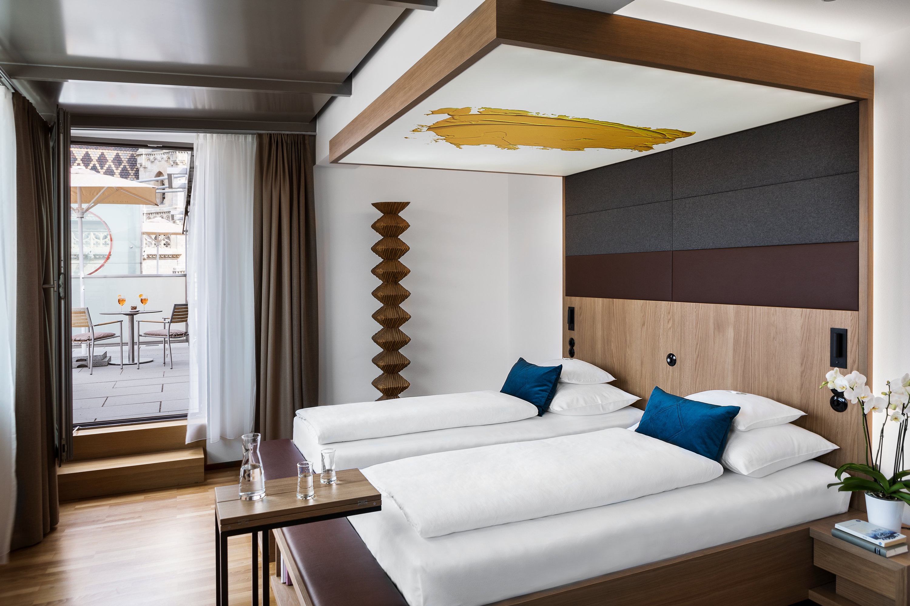 Doppelzimmer Dachterrasse